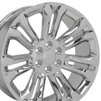 OE Wheels CV43B 22x9 6x139.7 24et Chrome Wheel