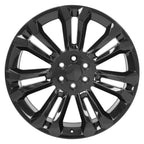 OE Wheels CV43B 24x10 6x139.7 24et Gloss Black Wheel - View 2