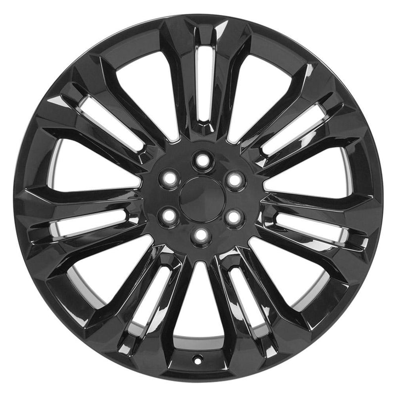 OE Wheels CV43B 24x10 6x139.7 24et Gloss Black Wheel - View 2