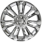 OE Wheels CV43B 24x10 6x139.7 24et Chrome Wheel - View 2