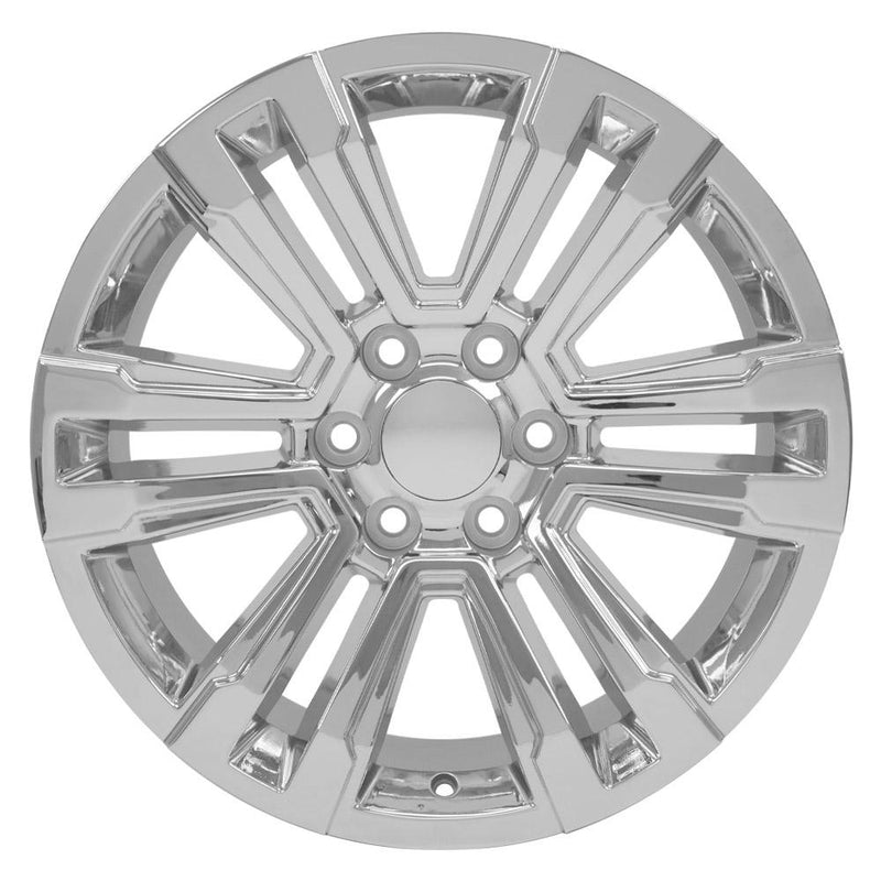OE Wheels CV44 20x9 6x139.7 24et Chrome Wheel SS: 9509887 - View 2