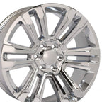 OE Wheels CV44 22x9 6x139.7 24et Chrome Wheel SS: 9507897