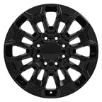 OE Wheels CV53B 22x8.5 8x180 44et Gloss Black Wheel - View 2