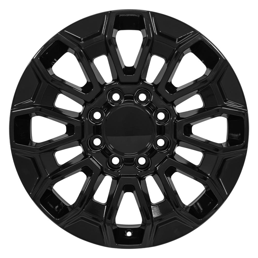 OE Wheels CV53B 22x8.5 8x180 44et Gloss Black Wheel - View 2