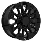 OE Wheels CV53B 22x8.5 8x180 44et Gloss Black Wheel - View 3