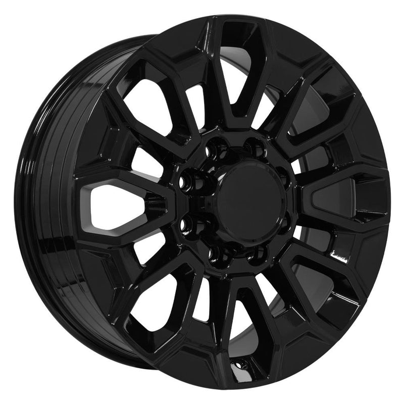 OE Wheels CV53B 22x8.5 8x180 44et Gloss Black Wheel - View 3