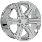 OE Wheels CV60 22x9 6x139.7 24et Chrome Wheel SS: 9513493 - View 3