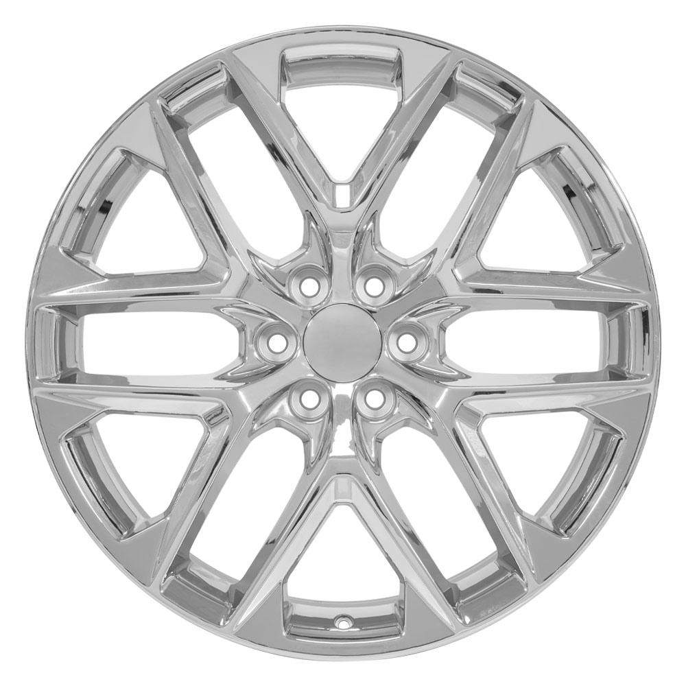 OE Wheels CV62 24x10 6x139.7 28et Chrome Wheel - View 2