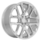 OE Wheels CV62 24x10 6x139.7 28et Chrome Wheel - View 3