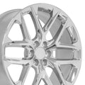 OE Wheels CV62 24x10 6x139.7 28et Chrome Wheel