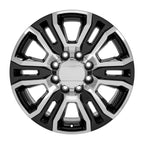 OE Wheels CV70A 20x8.5 8x165.1 12et Gloss Black Machined Wheel - View 2
