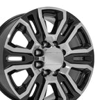 OE Wheels CV70A 20x8.5 8x165.1 12et Gloss Black Machined Wheel