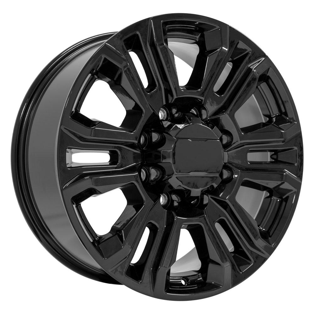 OE Wheels CV70B 20x8.5 8x180 47et Gloss Black Wheel SS: 9511139 - View 3