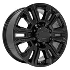 OE Wheels CV70B 20x8.5 8x180 47et Gloss Black Wheel - View 3
