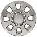 OE Wheels CV75A 18x8 8x165.1 12et Polished Wheel - View 3