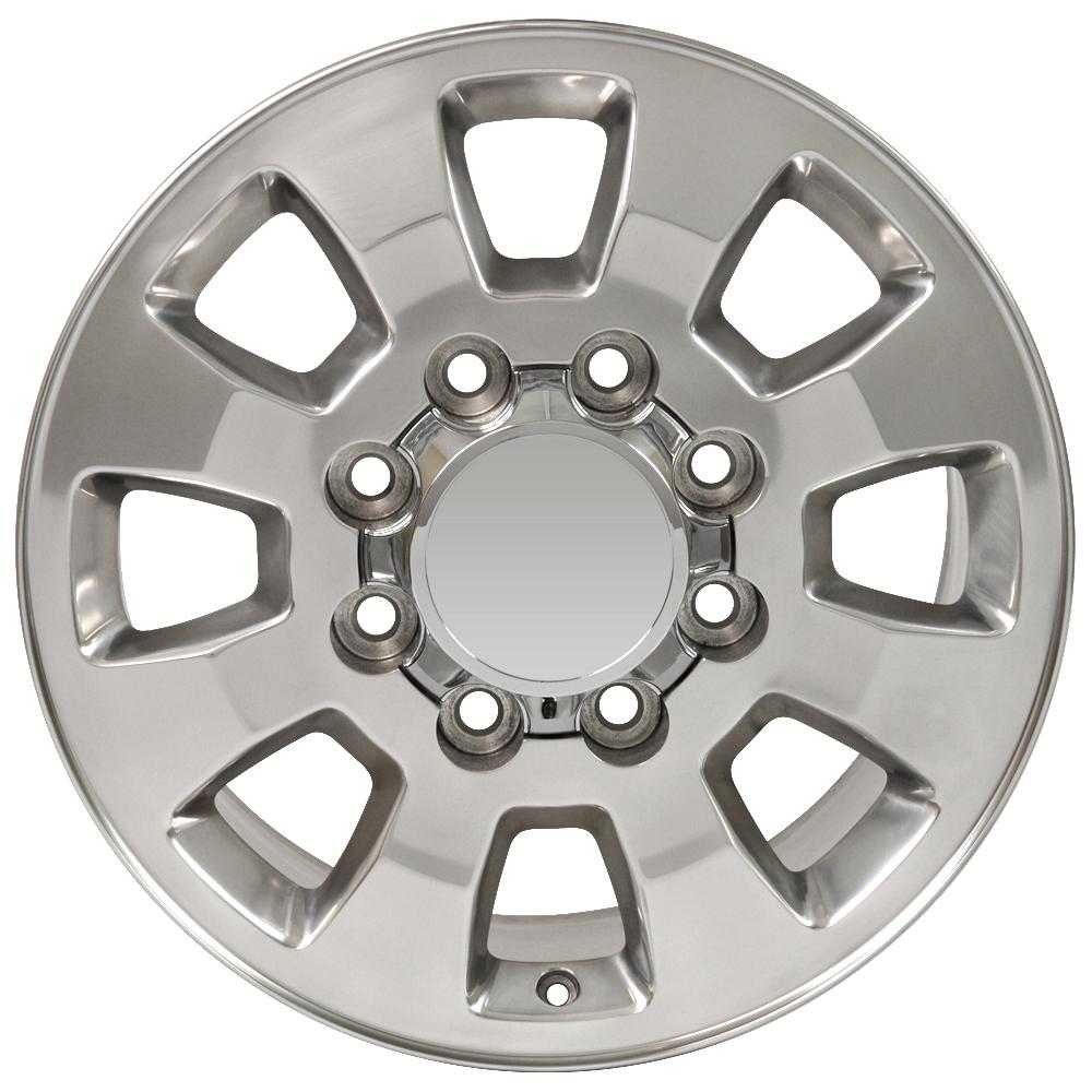 OE Wheels CV75A 18x8 8x165.1 12et Polished Wheel - View 3