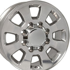 OE Wheels CV75A 18x8 8x165.1 12et Polished Wheel