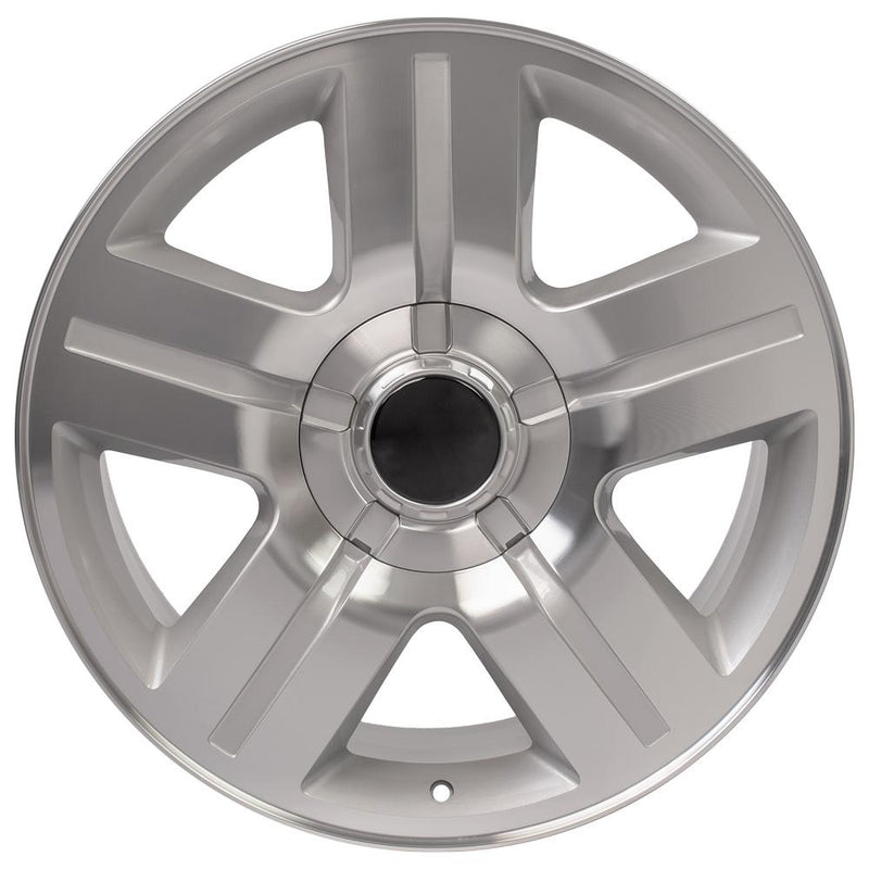 OE Wheels CV84 20x8.5 6x139.7 31et Gloss Silver Machined Wheel - View 2