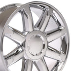 OE Wheels CV85 20x8.5 6x139.7 31et Chrome Wheel