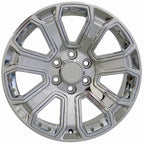 OE Wheels CV93B 22x9 6x139.7 24et Chrome with Chrome Insert Wheel SS: 9510081 - View 2