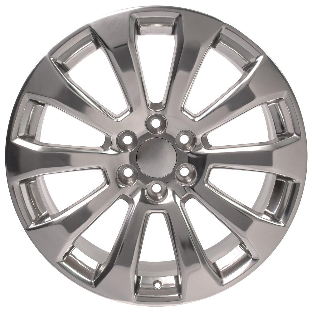 OE Wheels CV95 22x9 6x139.7 28et Polished Wheel - View 2