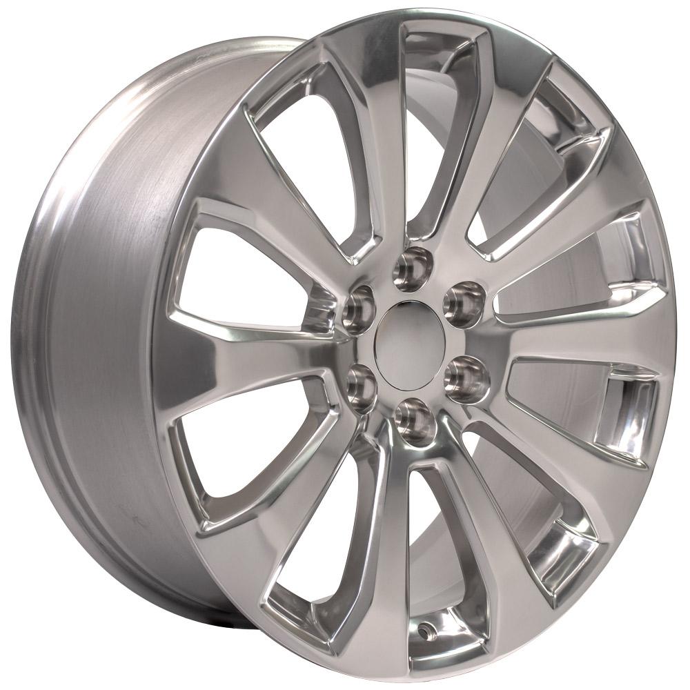 OE Wheels CV95 22x9 6x139.7 28et Polished Wheel - View 3