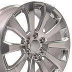 OE Wheels CV95 22x9 6x139.7 28et Polished Wheel