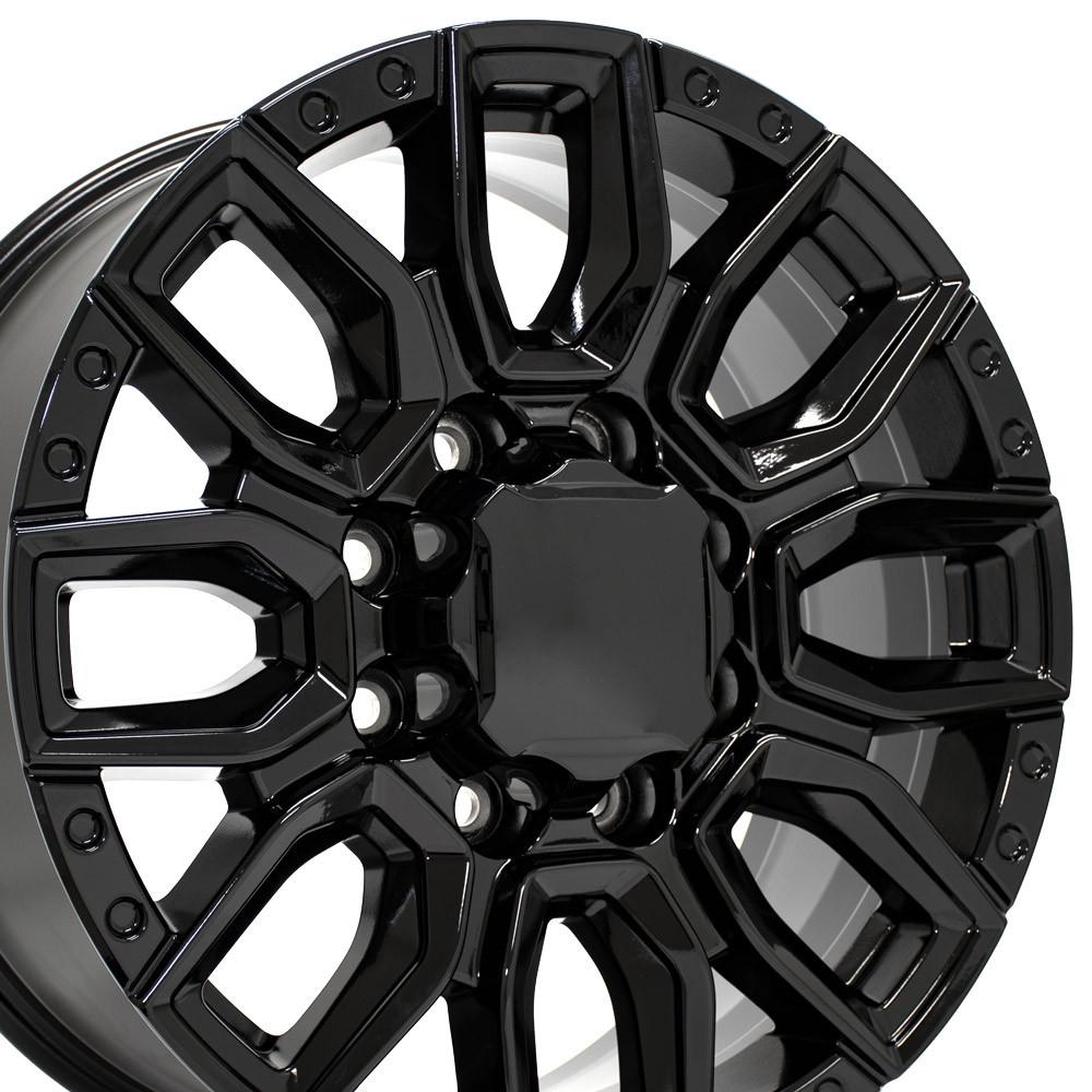 OE Wheels CV97A 20x8.5 8x165.1 12et Gloss Black Wheel
