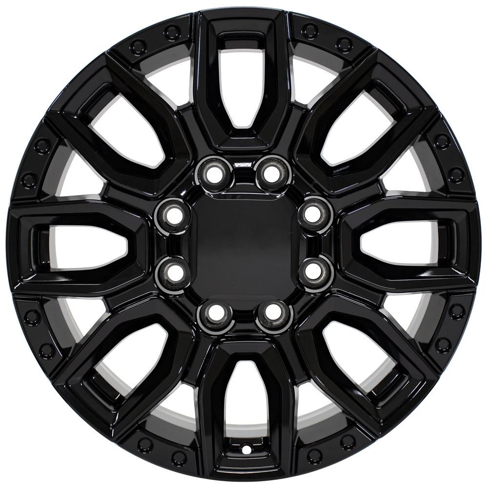OE Wheels CV97B 20x8.5 8x180 47et Gloss Black Wheel - View 2