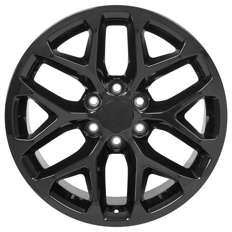 OE Wheels CV98B 20x9 6x139.7 24et Gloss Black Wheel SS: 9510084 - View 2