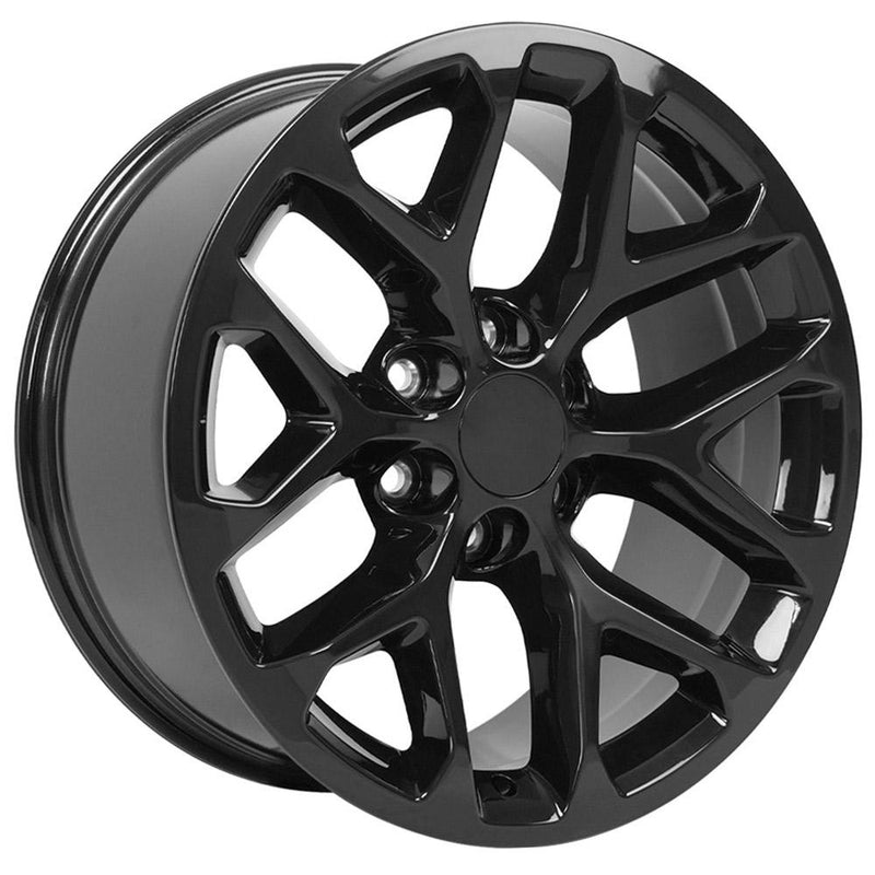 OE Wheels CV98B 20x9 6x139.7 24et Gloss Black Wheel SS: 9510084 - View 3