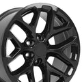 OE Wheels CV98B 20x9 6x139.7 24et Gloss Black Wheel SS: 9510084