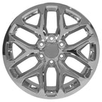 OE Wheels CV98B 20x9 6x139.7 24et Chrome Wheel SS: 9510086 - View 2