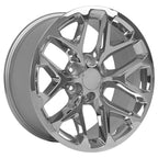 OE Wheels CV98B 20x9 6x139.7 24et Chrome Wheel - View 3