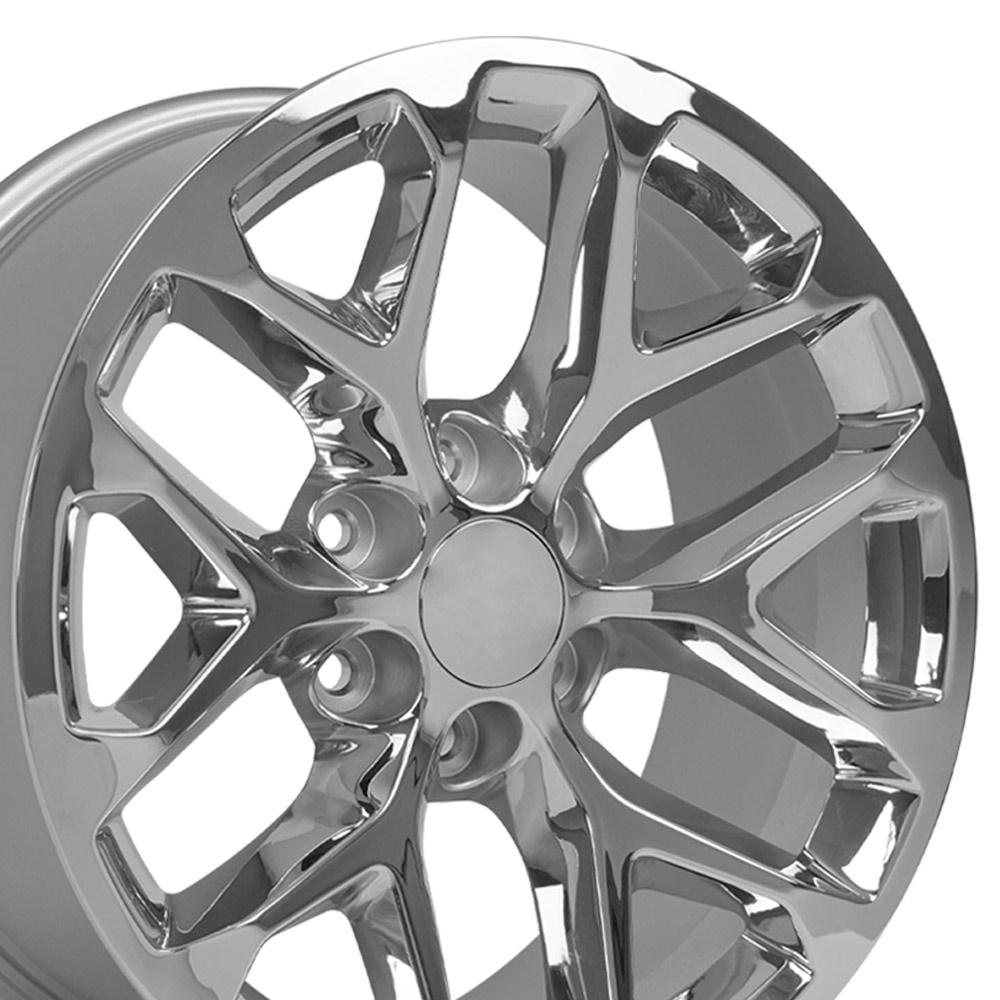 OE Wheels CV98B 20x9 6x139.7 24et Chrome Wheel SS: 9510086