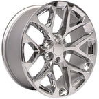 OE Wheels CV98B 22x9 6x139.7 24et Chrome Wheel SS: 9510963 - View 3
