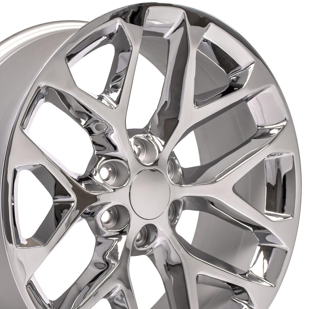 OE Wheels CV98B 22x9 6x139.7 24et Chrome Wheel SS: 9510963