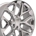 OE Wheels CV98B 22x9 6x139.7 24et Chrome Wheel SS: 9510963