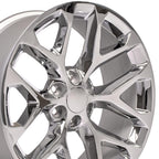 OE Wheels CV98B 22x9 6x139.7 24et Chrome Wheel SS: 9510963