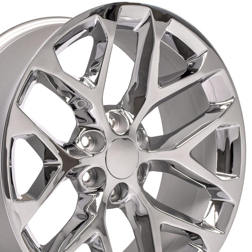 22" Replica Wheel fits Chevy Silverado - CV98B Chrome 22x9