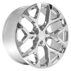 OE Wheels CV98B 24x10 6x139.7 24et Chrome Wheel SS: 9510968 - View 3