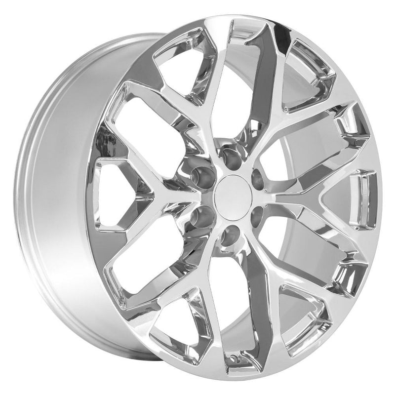 OE Wheels CV98B 24x10 6x139.7 24et Chrome Wheel SS: 9510968 - View 3
