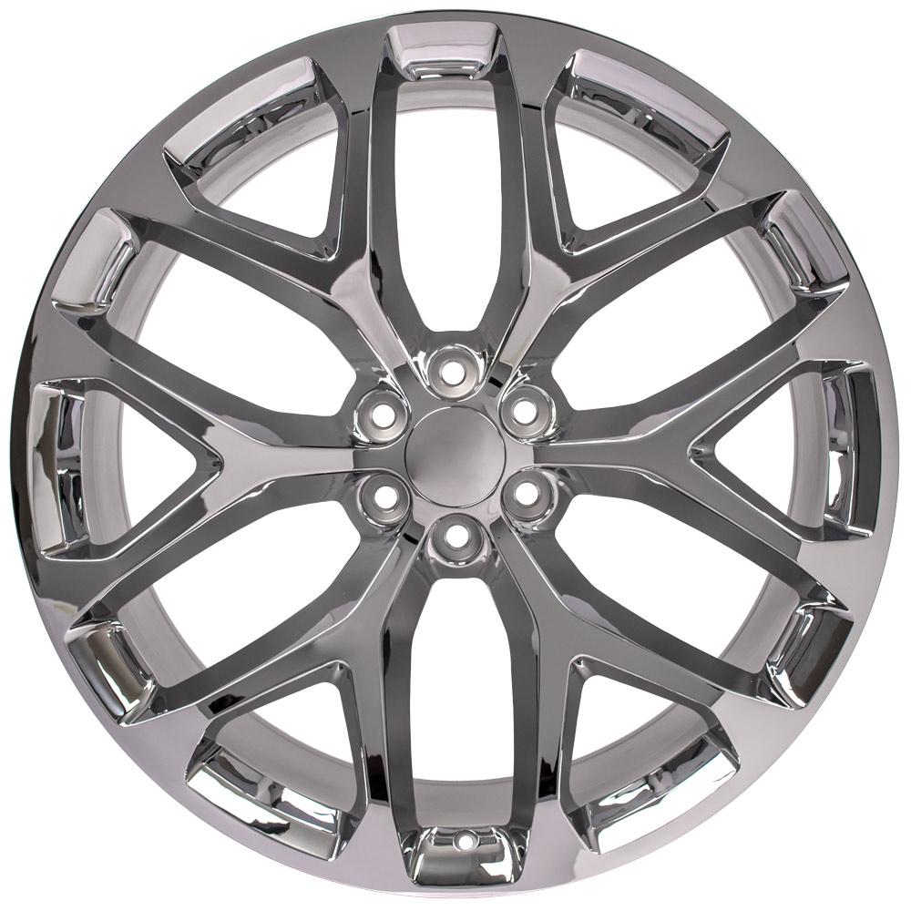 OE Wheels CV98B 26x10 6x139.7 24et Chrome Wheel SS: 9511056 - View 2