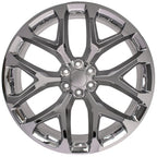 OE Wheels CV98B 26x10 6x139.7 24et Chrome Wheel SS: 9511056 - View 2