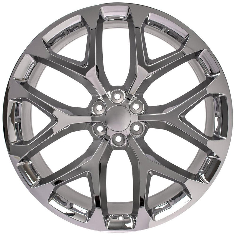 OE Wheels CV98B 26x10 6x139.7 24et Chrome Wheel SS: 9511056 - View 2