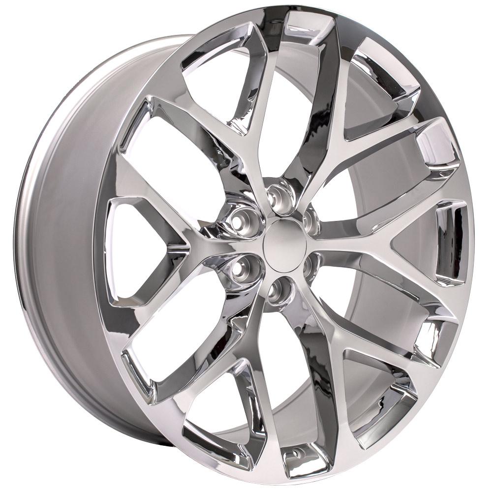OE Wheels CV98B 26x10 6x139.7 24et Chrome Wheel SS: 9511056 - View 3