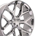 OE Wheels CV98B 26x10 6x139.7 24et Chrome Wheel SS: 9511056