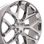 OE Wheels CV98B 26x10 6x139.7 24et Chrome Wheel SS: 9511056