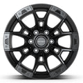 DEFIANT DF04 20x9 6x135 12et Satin Black Wheel - View 2