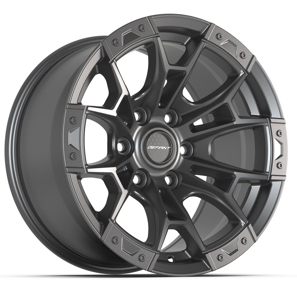DEFIANT DF04 20x9 6x135 12et Satin Gunmetal Wheel - View 3